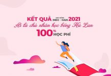 Chủ nhận học bổng Hà Lan 100% 2021 trị giá 30.000 EUR là ai?